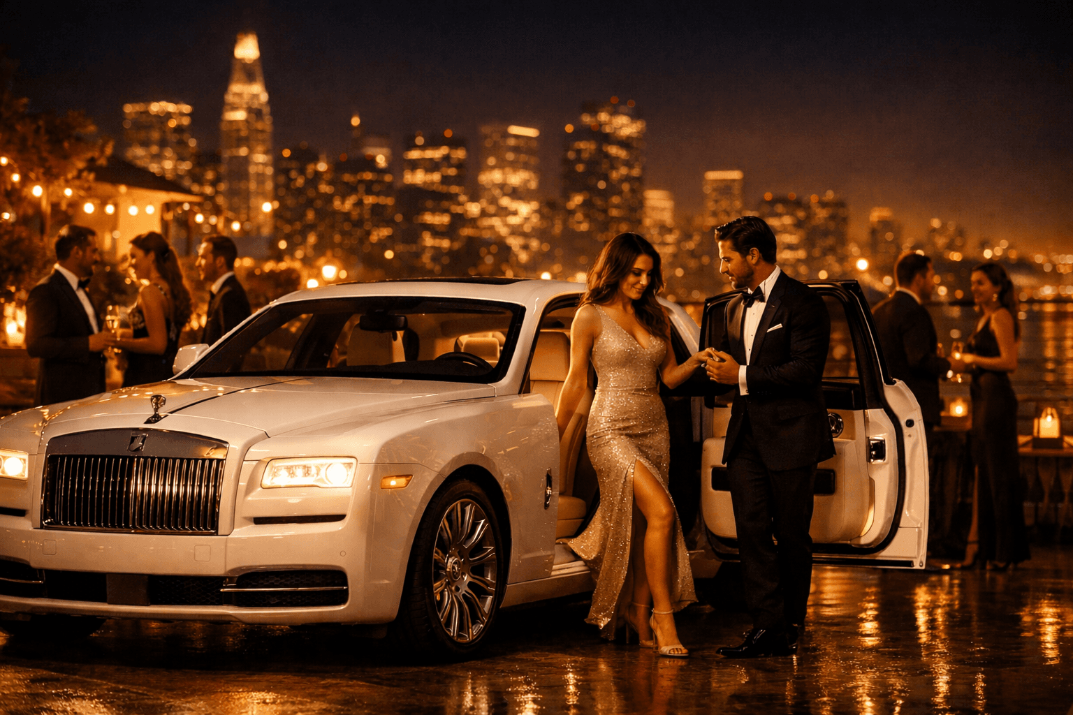 Luxury event with Rolls Royce
